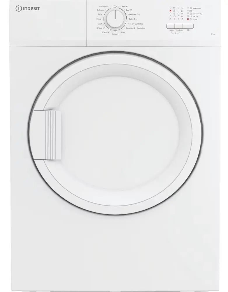 Indesit Air Vented Tumble Dryer - White, 8kg - Image 2
