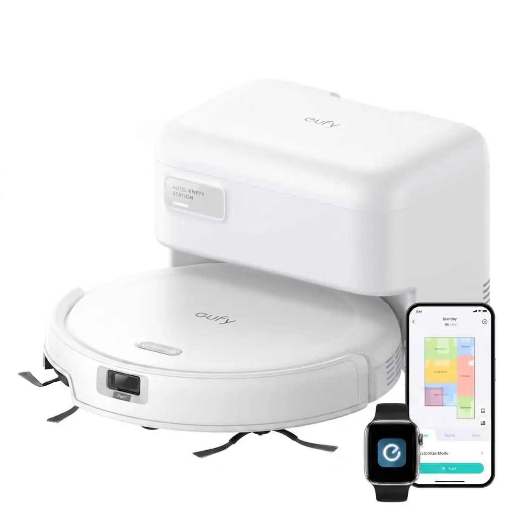 eufy C10 Robot Vacuum Cleaner - Self-Emptying, 8 Weeks Hands-Free