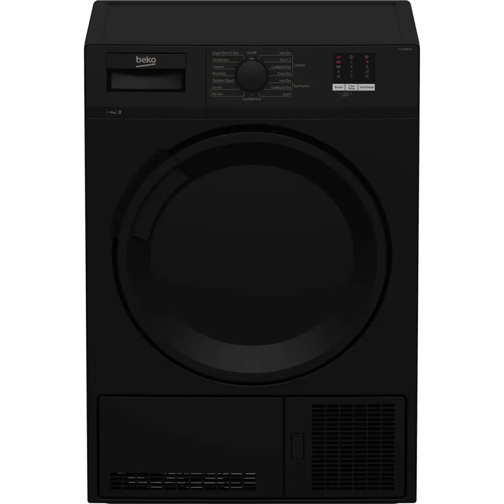 Beko Freestanding Condenser Tumble Dryer - Black, 8kg