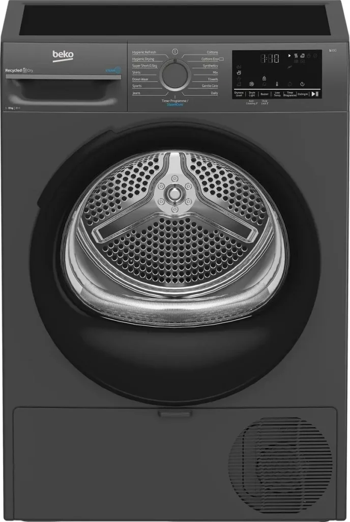 Beko Heat Pump Tumble Dryer - Anthracite, 8kg, A++ Rated