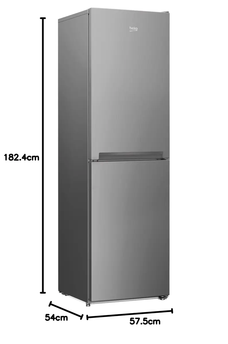 Beko Fridge Freezer - Silver, 270L, 50/50 Split, Auto Defrost - Image 4