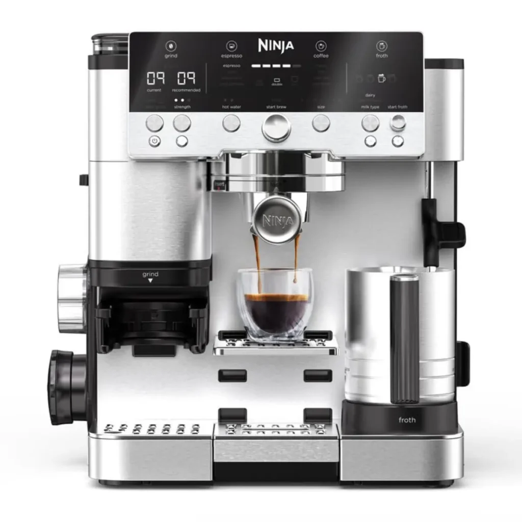 Ninja Luxe Premier Coffee Machine - Silver, 3-in-1