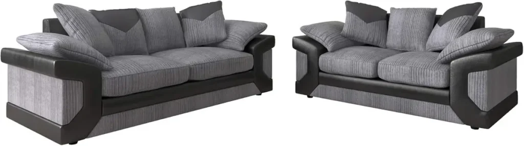 Dino Corner Sofa - Jumbo Cord Fabric, Corner or 3+2 Seater