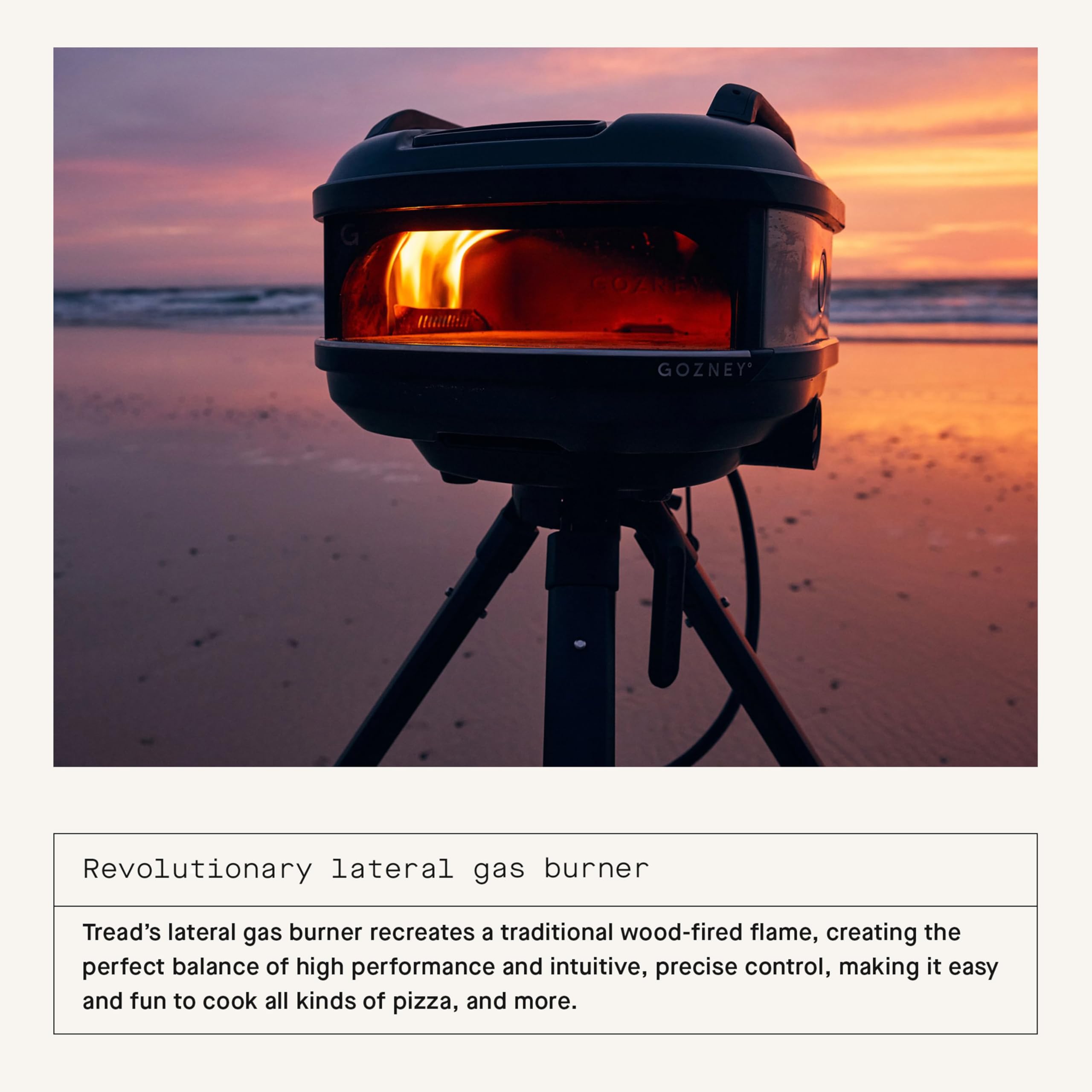 Gozney Tread Portable Pizza Oven - Black, 12" - Image 2