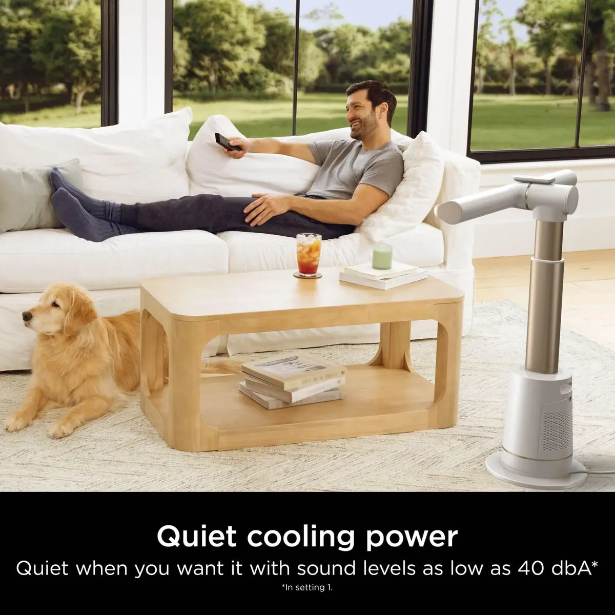 Shark TurboBlade Bladeless Tower Fan - High-Speed, Multi-Directional - Image 5