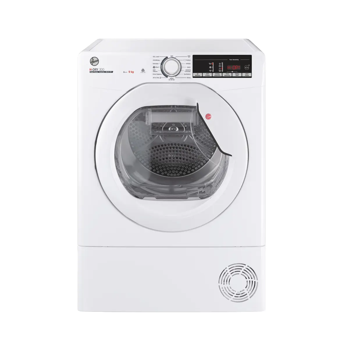 Hoover Heat Pump Tumble Dryer - White, 9kg, Wi-Fi, A++ Rated