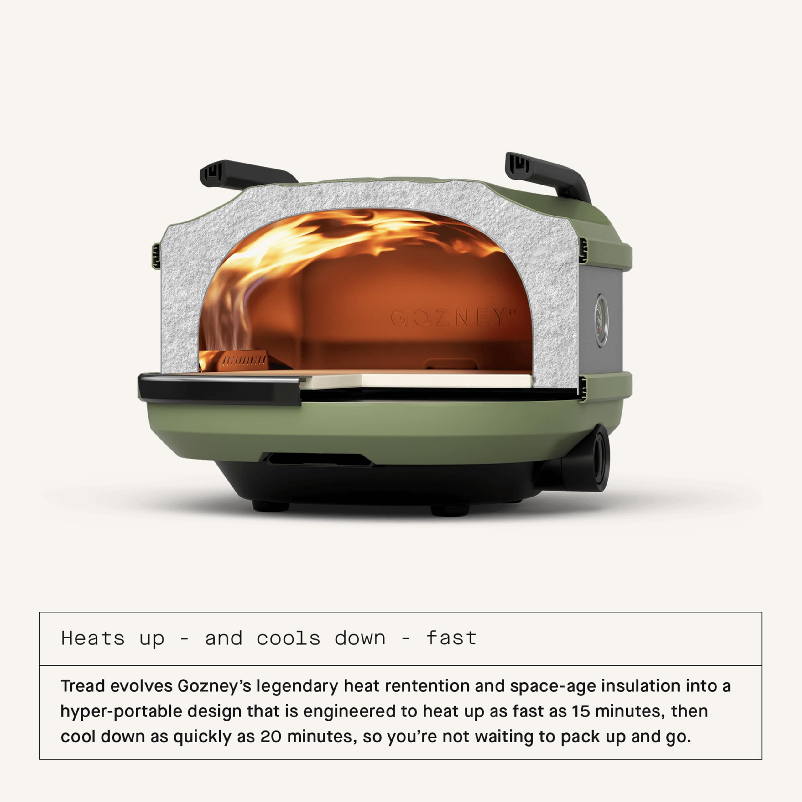 Gozney Tread Portable Pizza Oven - Black, 12" - Image 6