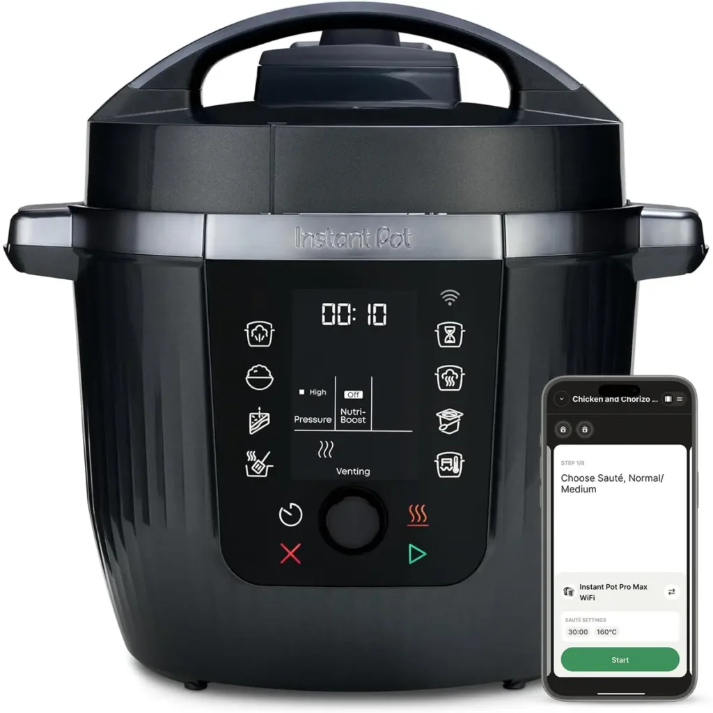 Instant Pot Pro Electric Pressure Cooker - Black, 5.7L, 10-in-1