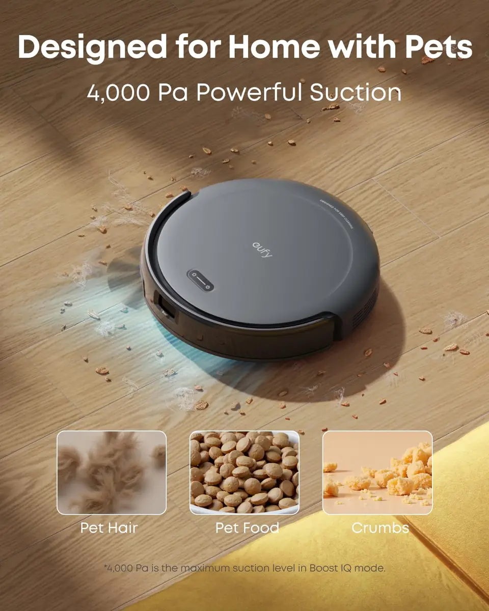 eufy C10 Robot Vacuum - Self-Emptying, Carpet Detection - Image 7