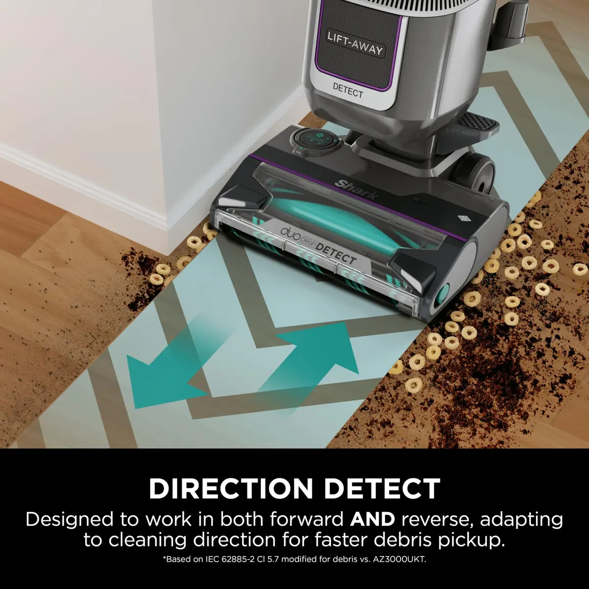 Shark Detect Corded Upright Vacuum Cleaner - 1.2L, 600W, Lift-Away - Image 4
