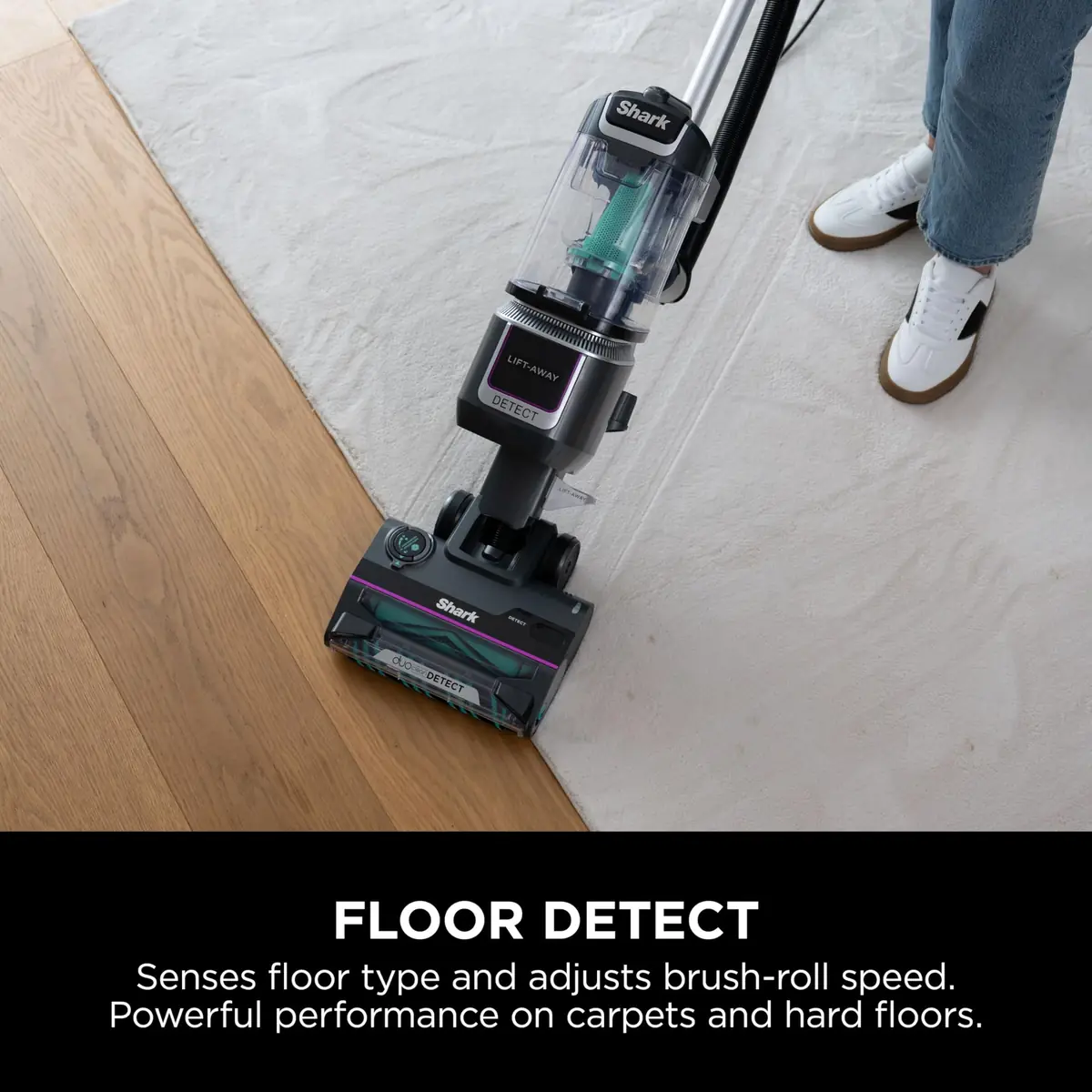 Shark Detect Corded Upright Vacuum Cleaner - 1.2L, 600W, Lift-Away - Image 3