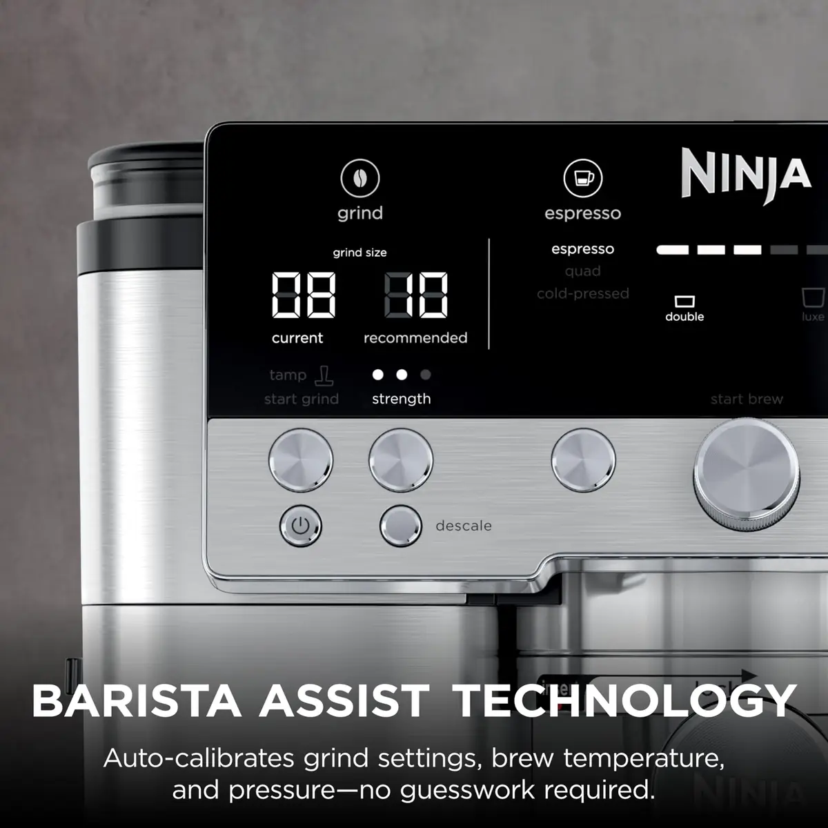 Ninja Luxe Premier Coffee Machine - Silver, 3-in-1 - Image 7