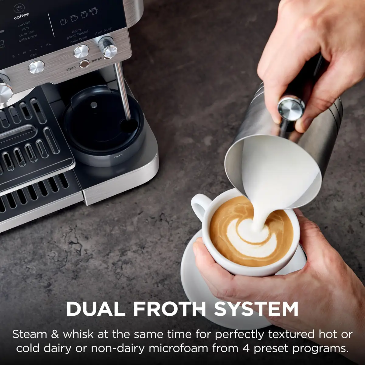Ninja Luxe Premier Coffee Machine - Silver, 3-in-1 - Image 8